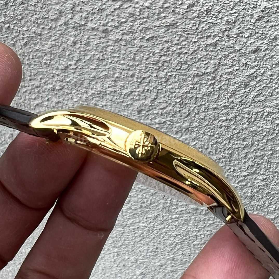 3K Factory Patek Philippe Calatrava 5227R 001 39mm Rose Gold Leather Strap Champagne Dial (1)