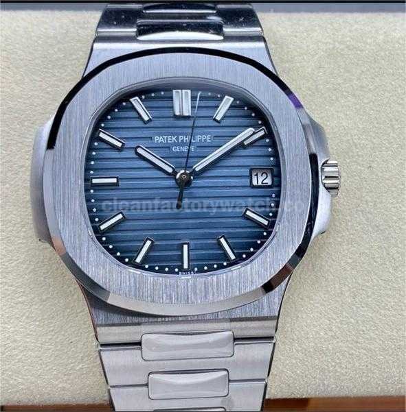 3K Factory Patek Philippe Nautilus 41mm 5811 1G 001 White Gold Blue Dial (5)