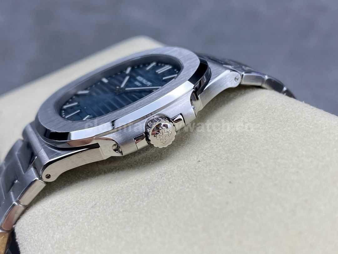 3K Factory Patek Philippe Nautilus 41mm 5811 1G 001 White Gold Blue Dial (9)