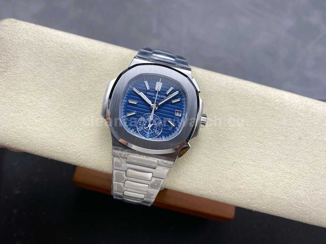 3K Factory Patek Philippe Nautilus 5976 1G Full Steel Blue Dial (7)
