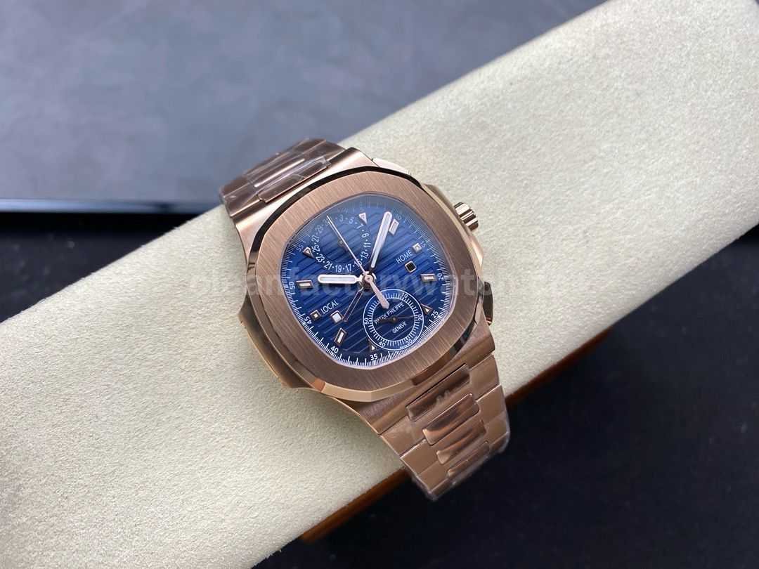 3K Factory Patek Philippe Nautilus 59901R 001 40.5mm Full Rose Gold Blue Dial (4)