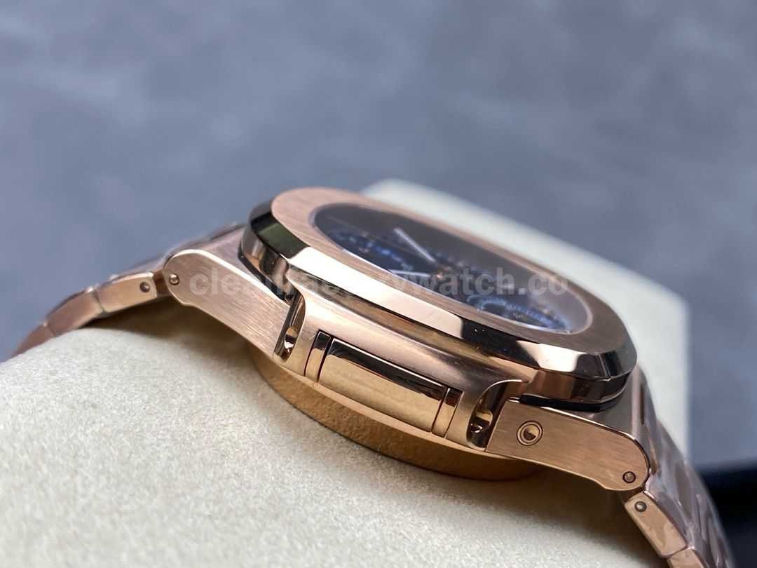 3K Factory Patek Philippe Nautilus 59901R 001 40.5mm Full Rose Gold Blue Dial (6)