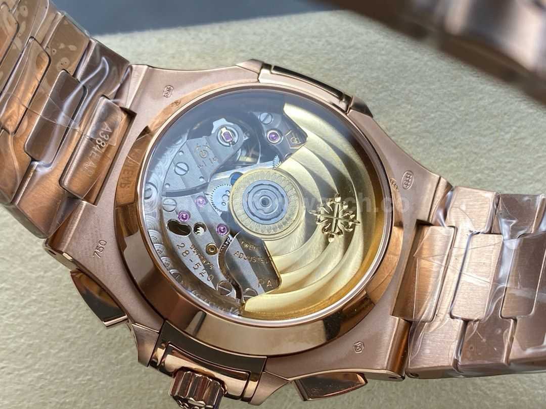 3K Factory Patek Philippe Nautilus 59901R 001 40.5mm Full Rose Gold Blue Dial (7)