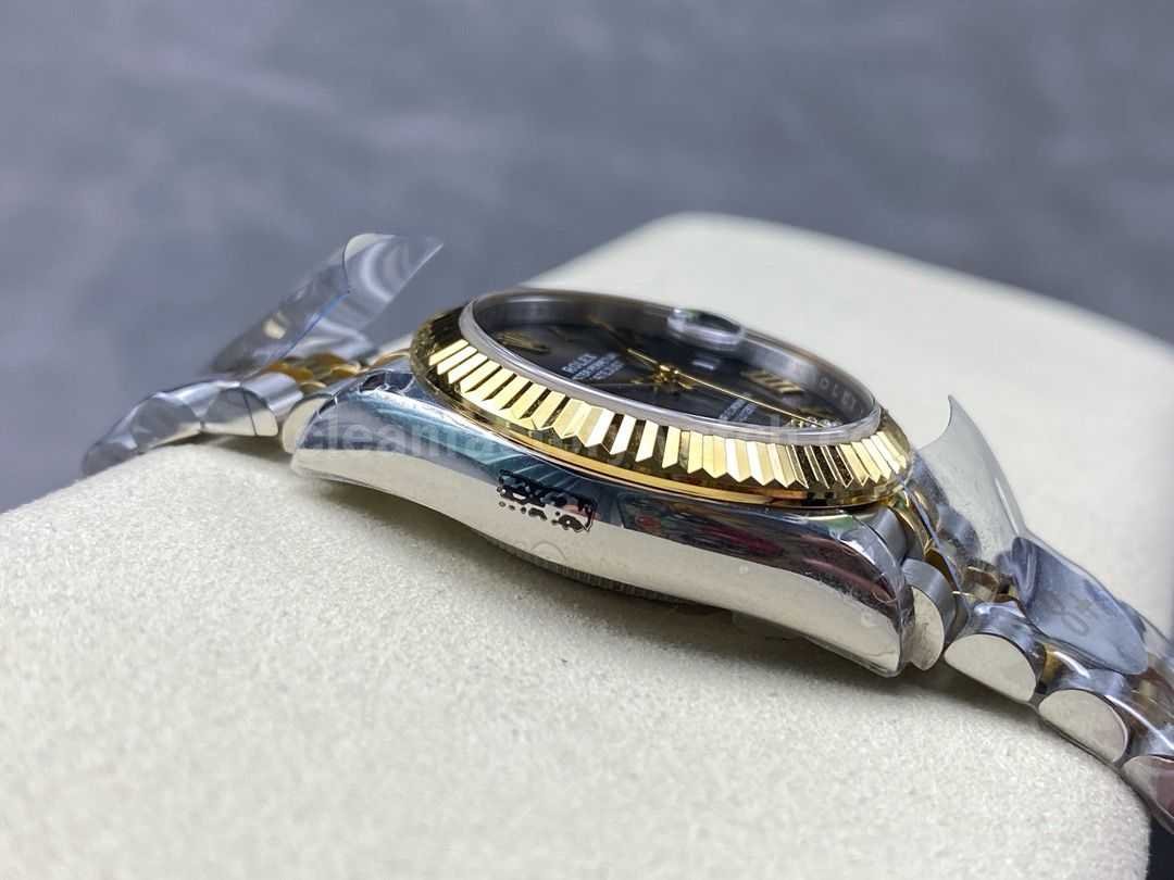 8+ Factory Rolex Counterweight Datejust 278273 0018 31mm Half Yellow Gold Roman Numerals (8)