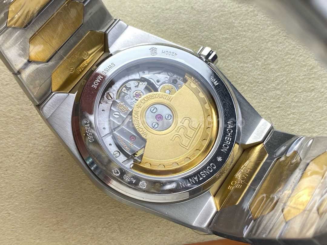 8+ Factory Vacheron Constantin Historiques 222 37mm Half Yellow Gold Grey Dial (2)