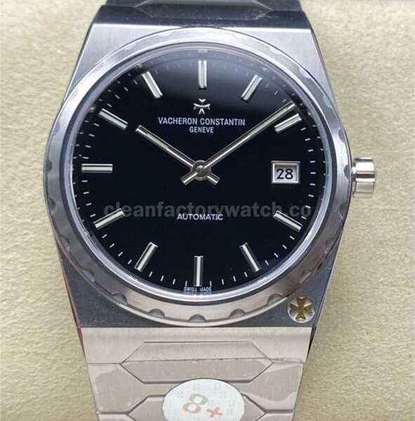 8+ Factory Vacheron Constantin Historiques 44018 37mm Full Steel Black Dial