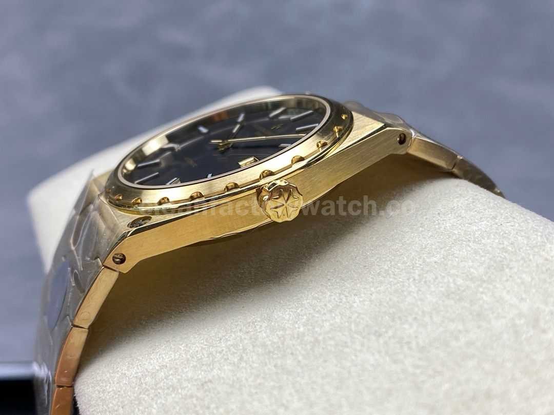 8+ Factory Vacheron Constantin Historiques 44018 37mm Full Yellow Gold Black Dial (8)