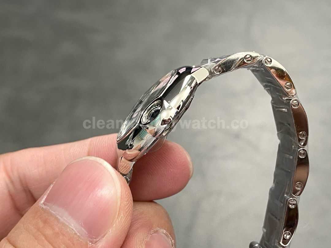 AF Factory Cartier Ballon Bleu W4BB0029 28mm Full Steel Roman Numerals&Diamond Silver Dial (2)
