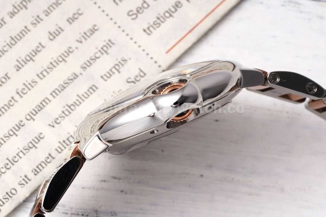 AF Factory Cartier Ballon Bleu W6920098 33mm Half Rose Gold Roman Numerals Mother Of Pearl Dia (7)