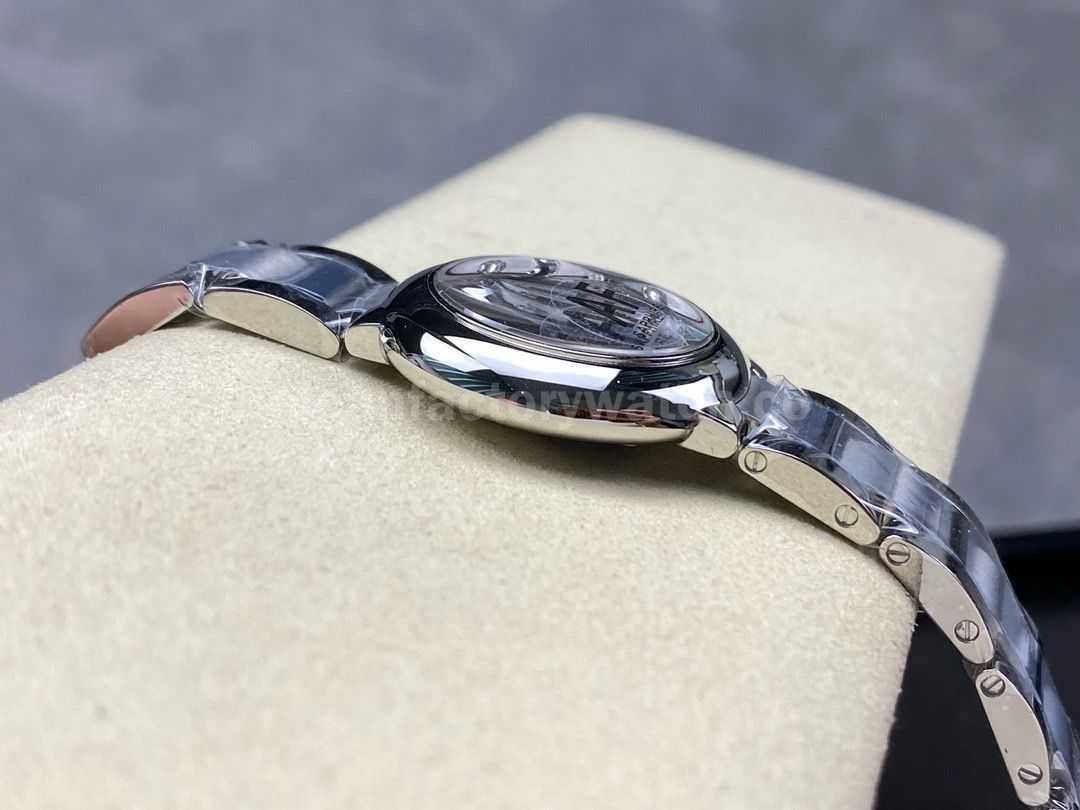 AF Factory Cartier Ballon Bleu WE902073 28mm Full Steel Roman Numerals&Diamond Silver Dial (7)