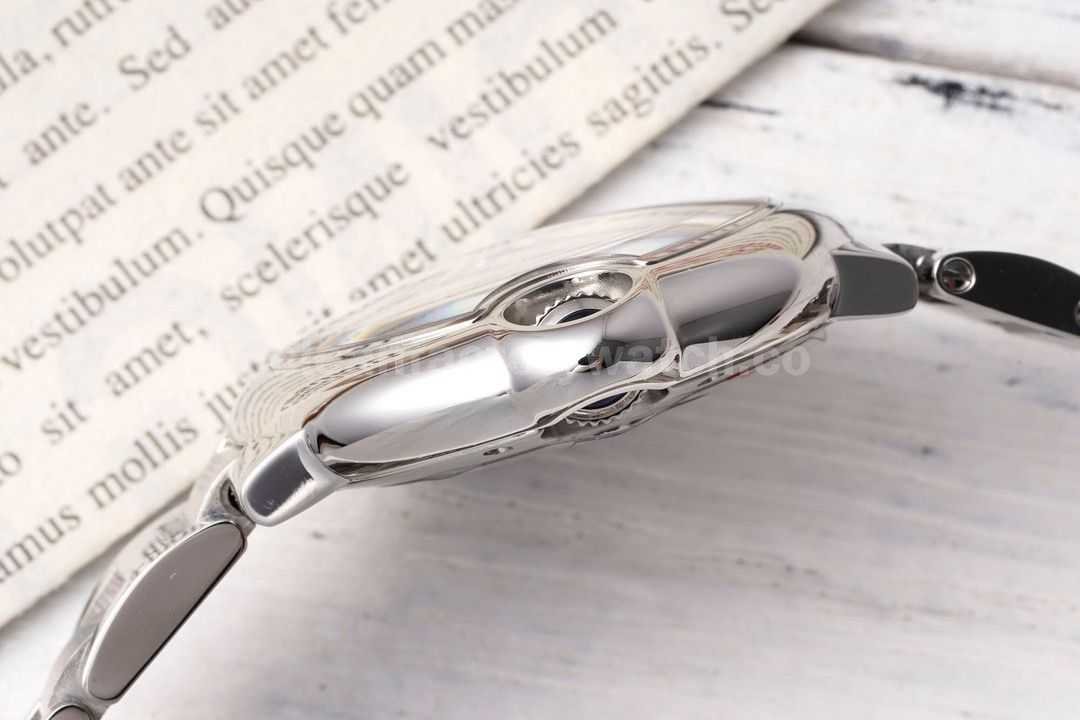 AF Factory Cartier Ballon Bleu WSBB0046 33mm Full Steel Roman Numerals Pink Dial (8)