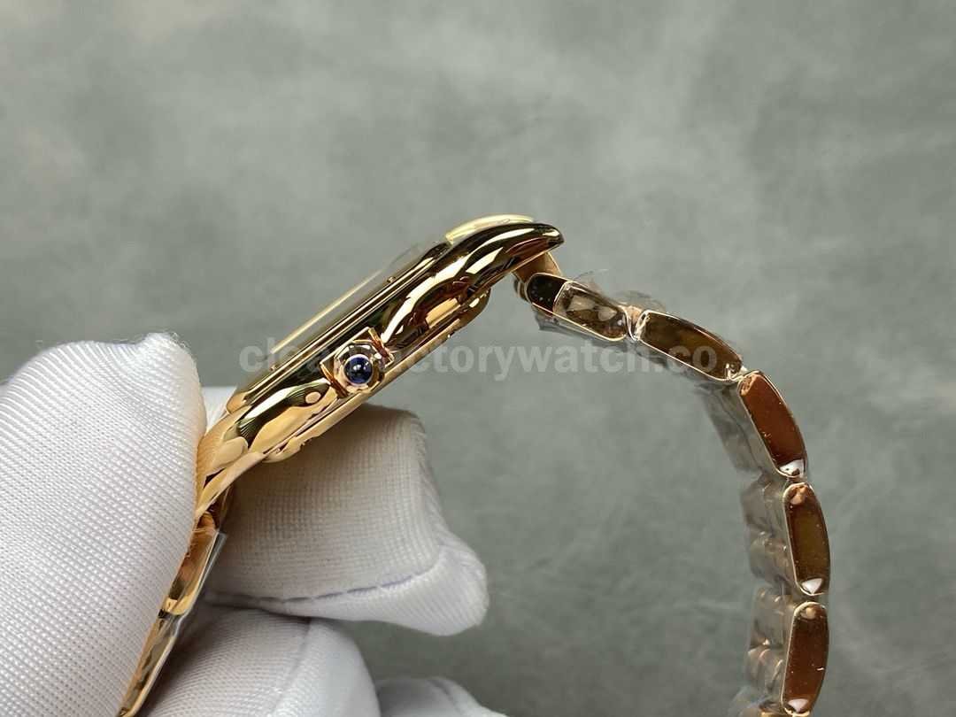 AF Factory Cartier Panthère 27mm Full Rose Gold Red Dial (7)