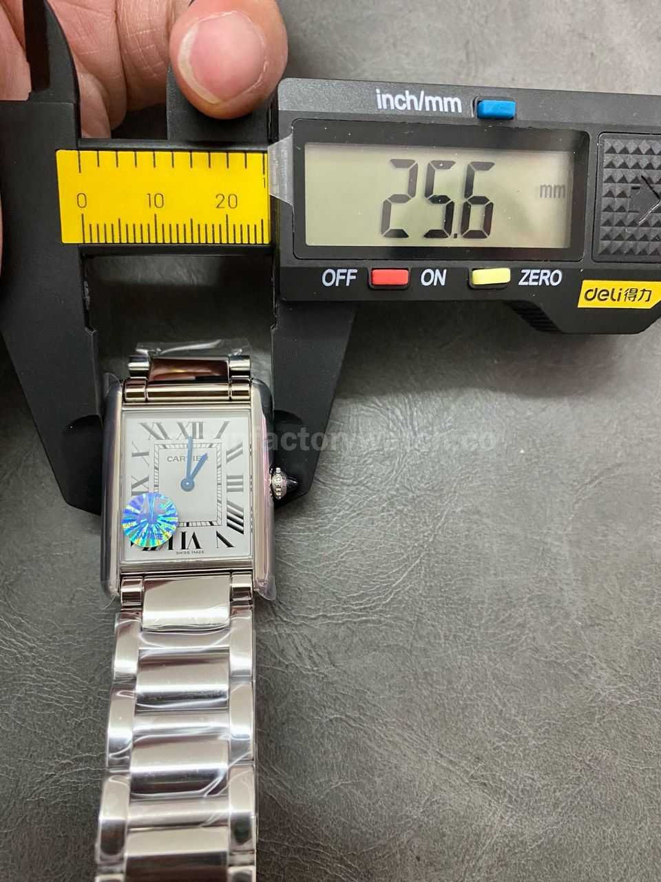 AF Factory Cartier Tank WSTA0052 25.5mm Full Steel Roman Numerals White Dial (9)