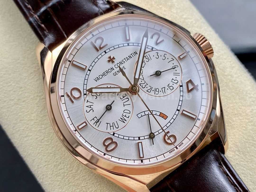 AI Factory Vacheron Constantin Fiftysix 4400E000R B436 40mm Rose Gold Leather Strap (4)