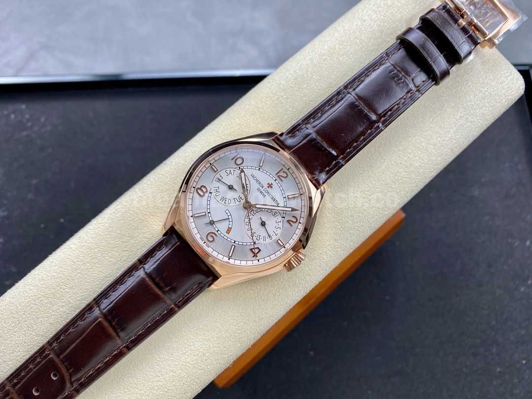 AI Factory Vacheron Constantin Fiftysix 4400E000R B436 40mm Rose Gold Leather Strap (7)