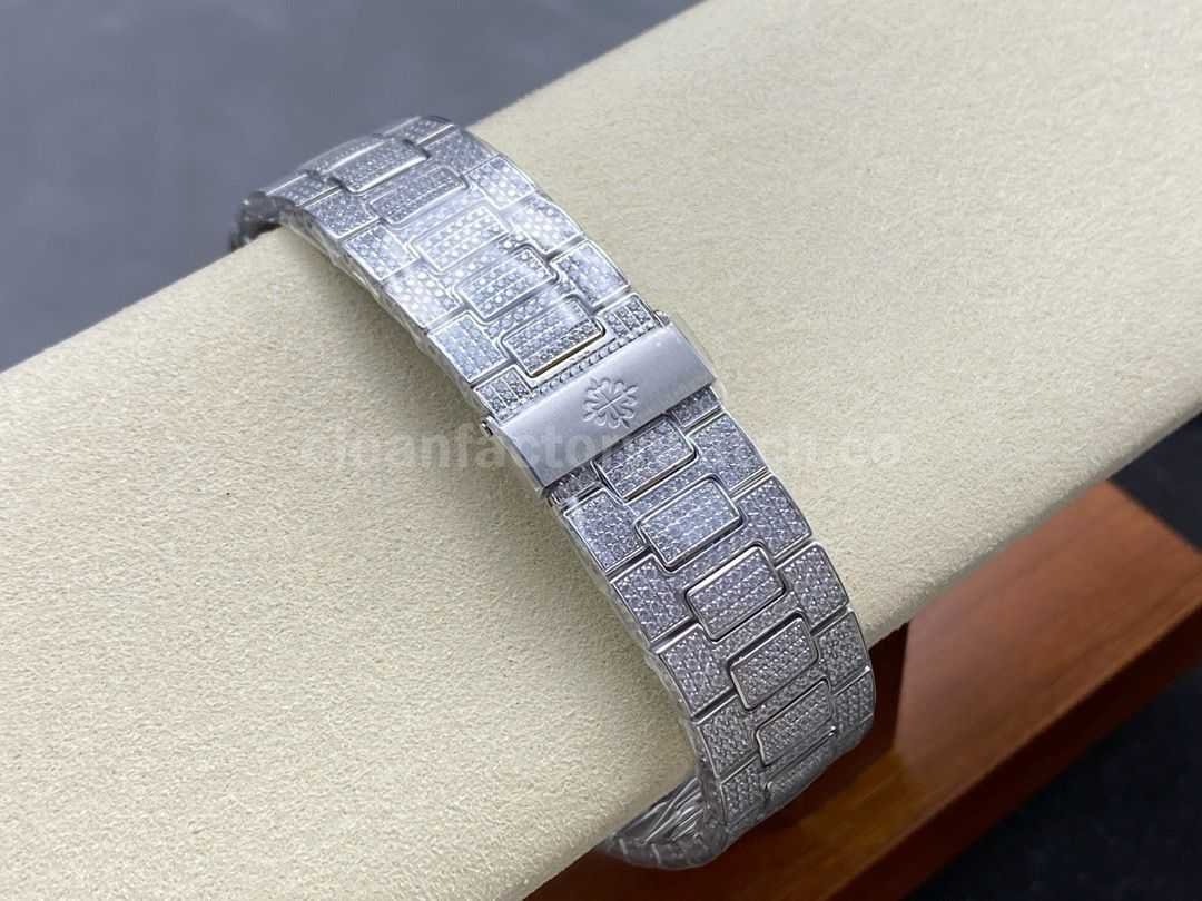 AMG Factory Patek Philippe Nautilus PP5711 40mm Small Diamond Bezel White GoldDiamond, Diam (9)