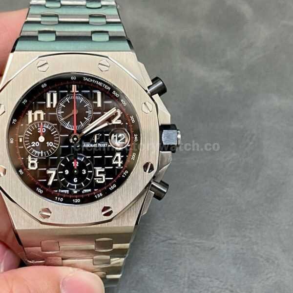 APF Factory Audemars Piguet Royal Oak Offshore Chronograph 26470ST.OO.A101CR.01 42mm Full Steel Arabic Numerals Black Dial