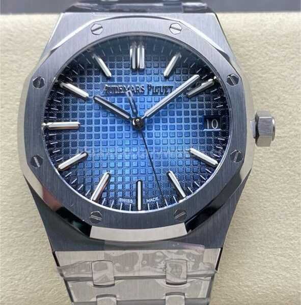 APW Factory Audemars Piguet Royal Oak 15510BC.OO.1320BC.02 41mm Full Steel Light Blue Dial