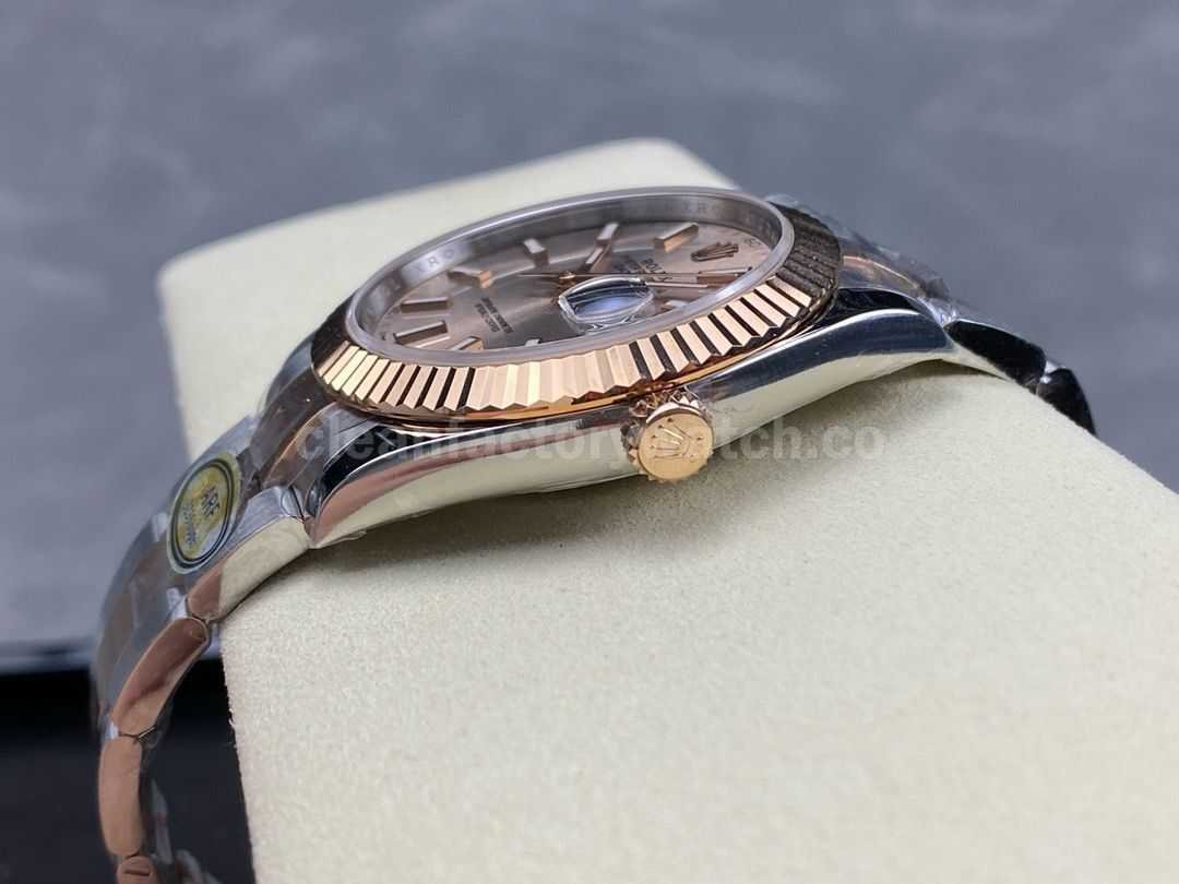 ARF Factory Counterweight Rolex Datejust 126331 0009 41mm Half Rose Gold Pink Dial (6)