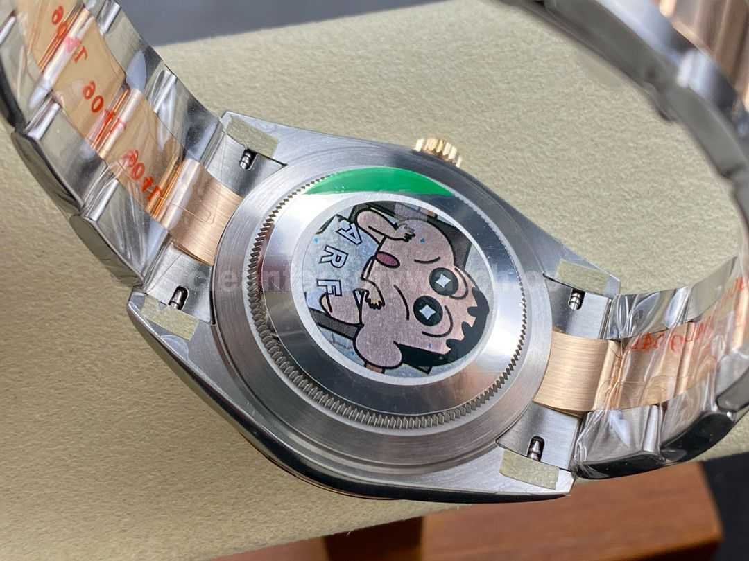 ARF Factory Counterweight Rolex Datejust 126331 41mm Half Rose Gold Black Dial (4)