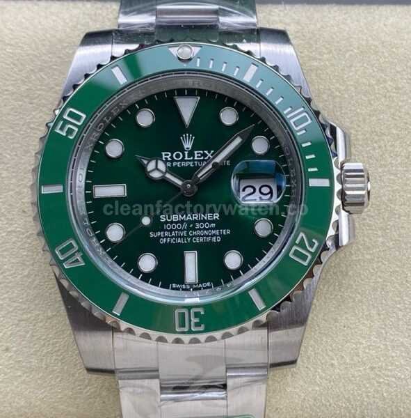 ARF Factory Hulk Rolex Submariner Date 116610LV 40mm Full 904L Green Dial