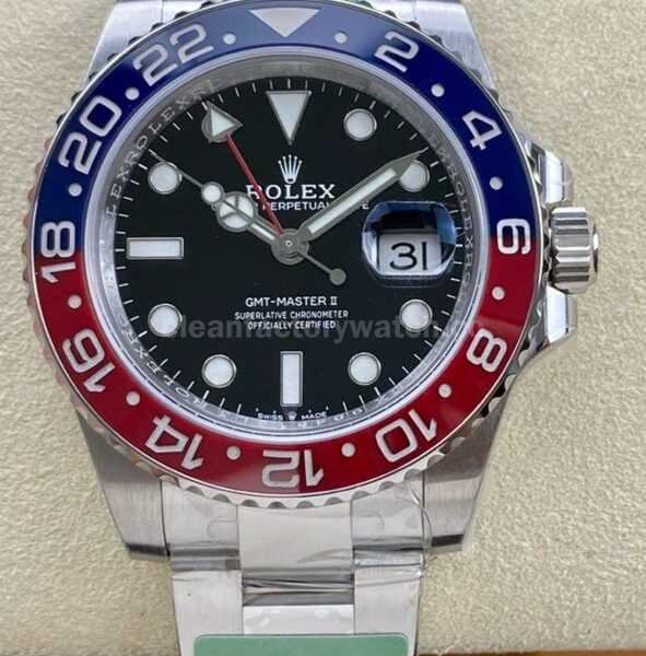 ARF Factory Pepsi Rolex GMT-Master II 126710BLRO-0002 40mm Full 904L Black Dial