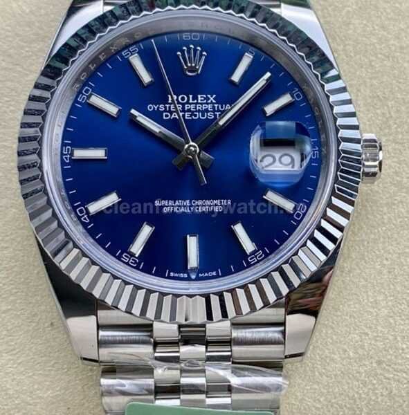 ARF Factory Rolex Datejust 126334-0002 41mm White Gold&904L Blue Dial Jubilee
