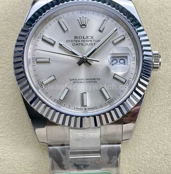 ARF Factory Rolex Datejust 126334-0003 41mm White Gold&904L Silver Dial