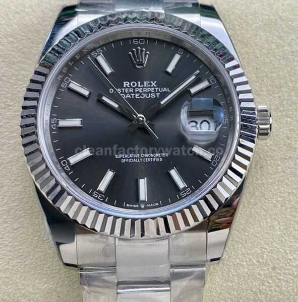 ARF Factory Rolex Datejust 126334-0013 41mm White Gold&904L Grey Dial
