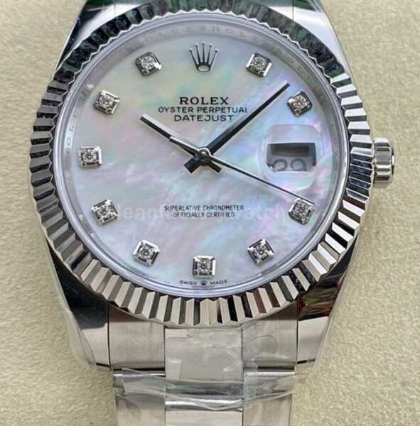 ARF Factory Rolex Datejust 126334-0019 41mm White Gold&904L Mother of pearl Diamond Dial