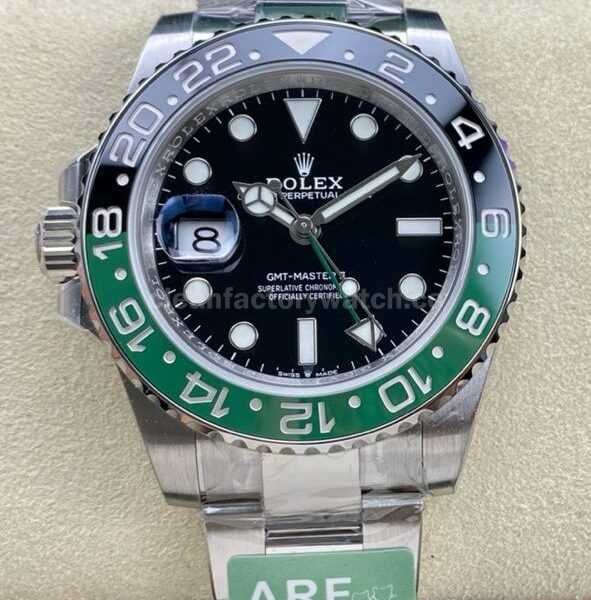 ARF Factory Sprite Rolex GMT-Master II 126720VTNR-0001 40mm Full 904L Black Dial