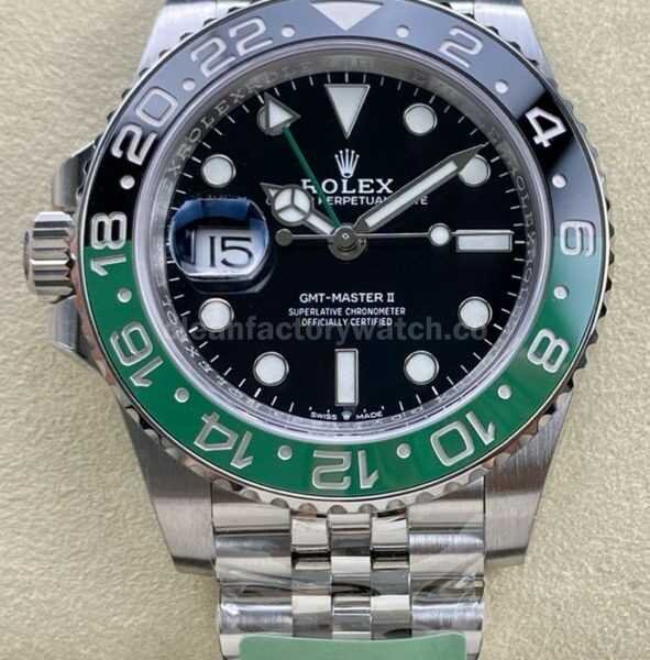 ARF Factory Sprite Rolex GMT-Master II 126720VTNR-0002 40mm Full 904L Black Dial Jubilee