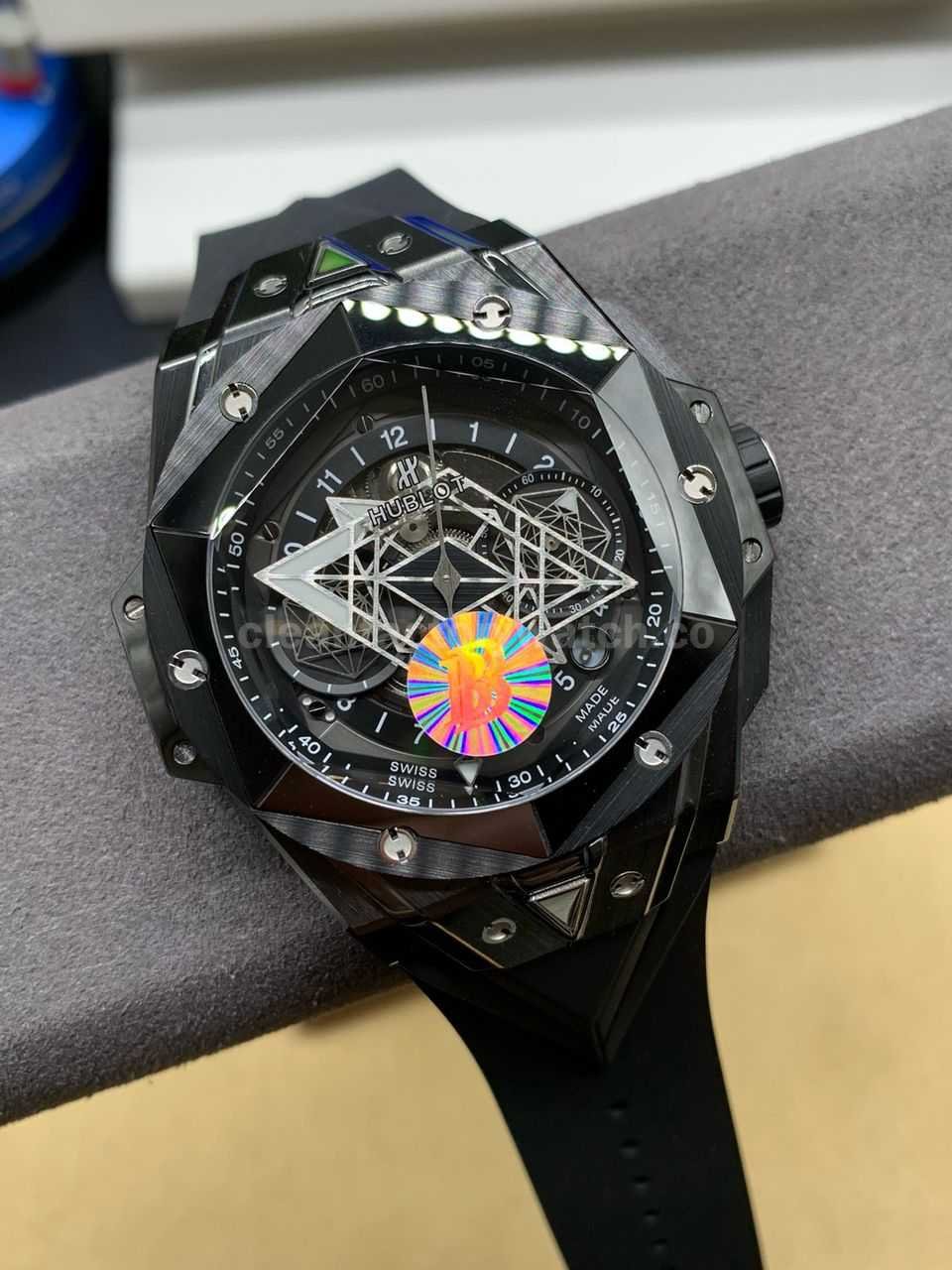 BBF Factory Hublot Big Bang Sang Bleu II 45mm 418.CX.1114.RX.MXM20 Black (3)
