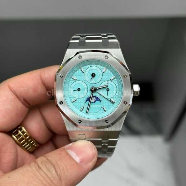 BBR Factory Audemars Piguet Royal Oak Perpetual Calendar 26613ST.OO.1220ST.01 41mm Full Steel Sky Blue Dial