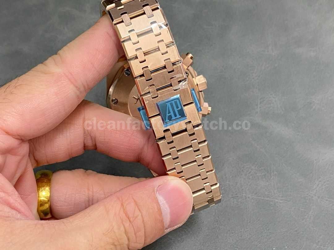 BF Factory Audemars Piguet Royal Oak Chronograph 26239OR.OO.1220OR.01 41mm Full Rose Gold (4)