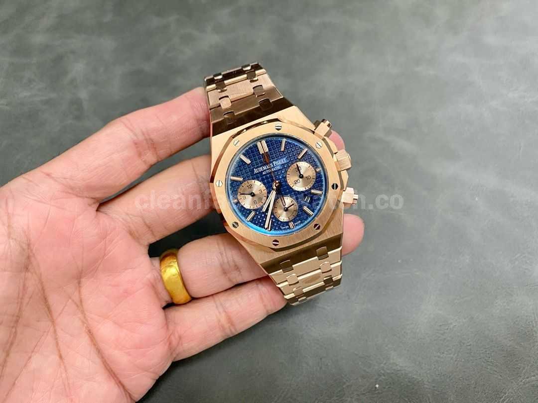 BF Factory Audemars Piguet Royal Oak Chronograph 26239OR.OO.1220OR.01 41mm Full Rose Gold (5)