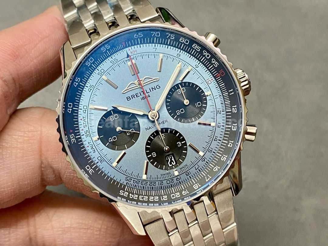 BLS Factory Breitling Navitimer B01 Chronograph AB0138241C1A1 42mm Ful (6)