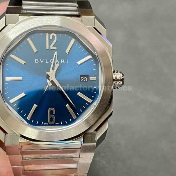BV Factory Bvlgari Octo Finissimo 102031 40mm Full Steel Blue Dial