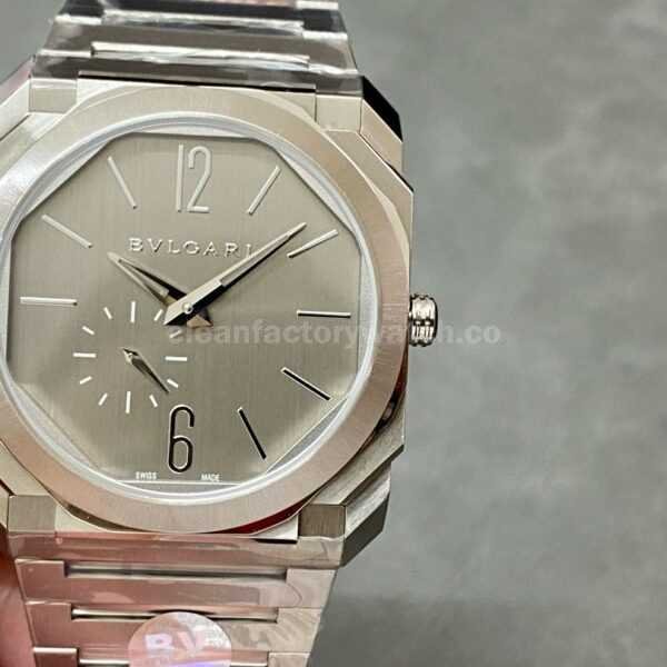 BV Factory Bvlgari Octo Finissimo 103464 40mm Full Grey Steel Grey Dial