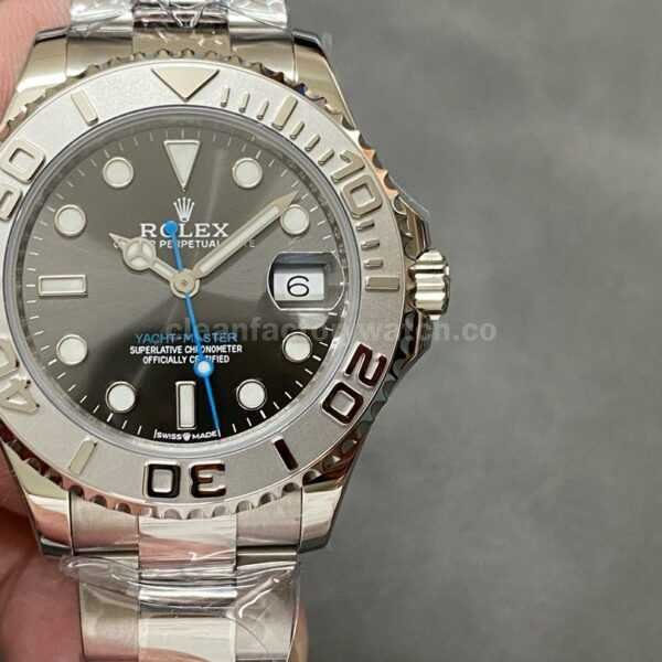 CVS Factory Rolex Yacht-Master 268622-0002 37MM 904L&Platinum Grey Dial