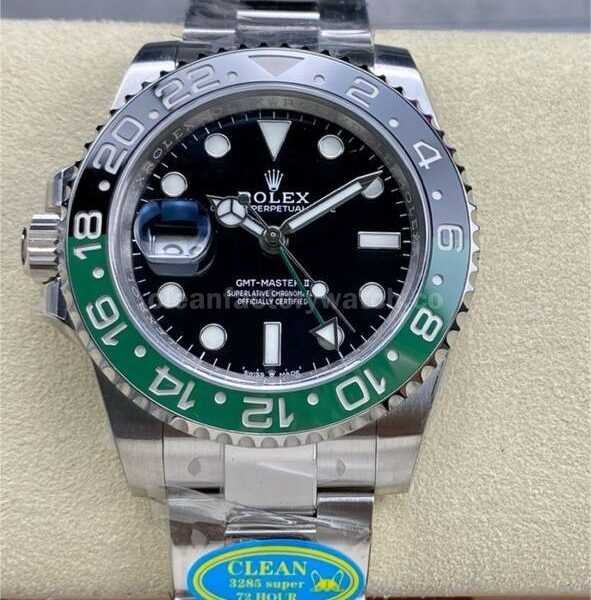 Clean Factory Rolex 126720VTNR-0001 SPRITE GMT-MASTER II 40mm Full 904L Black Dial