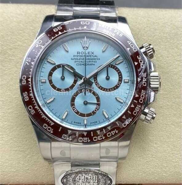 Clean Factory Rolex Daytona 126506-0001 40mm Full Platinum Ice Blue Dial