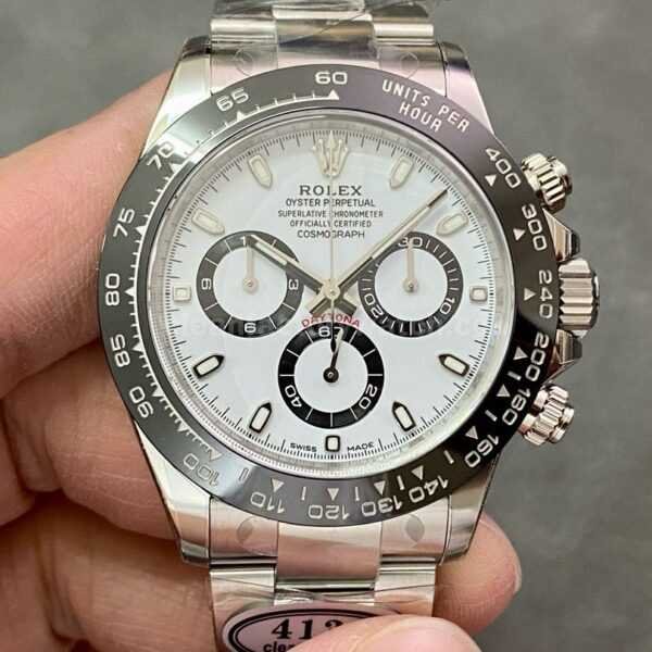 Clean Factory Rolex Daytona Panda 116500LN-0001 40MM Full 904L White Dial