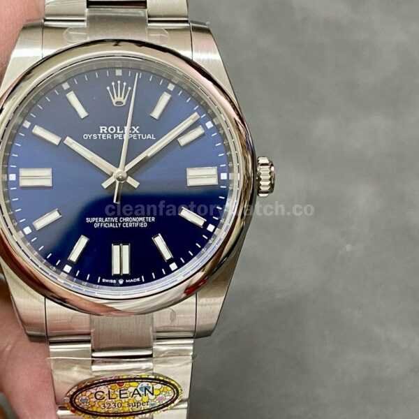 Clean Factory Rolex Oyster Perpetual 126000-0003 36mm Full 904L Blue Dial