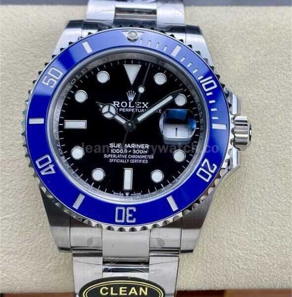 Clean Factory Rolex Submariner Date 126619LB 41mm Full White Gold Black Dial