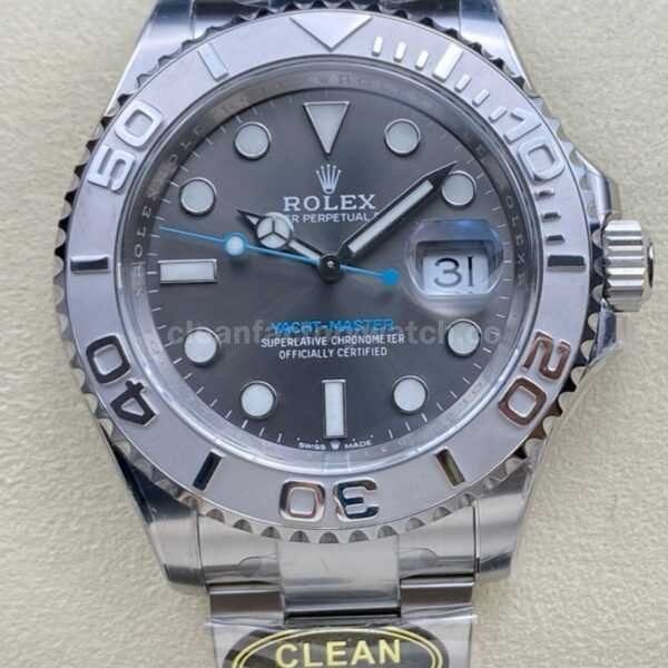 Clean Factory Rolex Yacht-Master 126622-0001 40mm 904L&Platinum Grey Dial