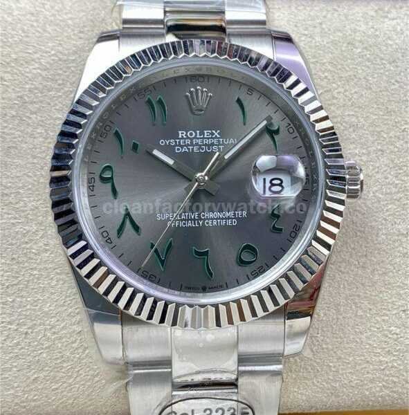 DIW Factory Rolex Datejust 126334 Limited Edition 41mm Full 904L Middle Eastern Digital Grey Dial