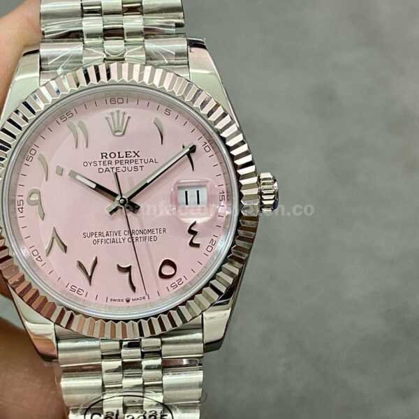 DIW Factory Rolex Datejust 126334 Limited Edition 41mm Full 904L Middle Eastern Digital Pink Dial