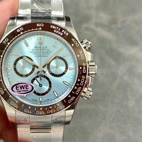 EWE Factory Rolex Daytona 126506-0001 40mm Full Platinum Ice Blue Dial