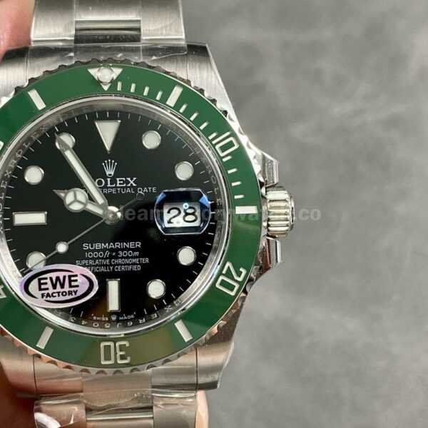 EWE Factory Rolex Starbucks Submariner Date 126610LV 41mm Full 904L Black Dial